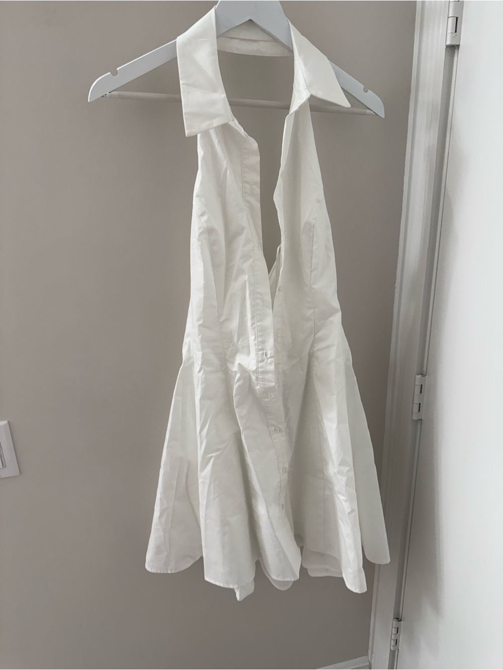 Lavender Brown White Zoya Dress Women's Size Medium New with Tags